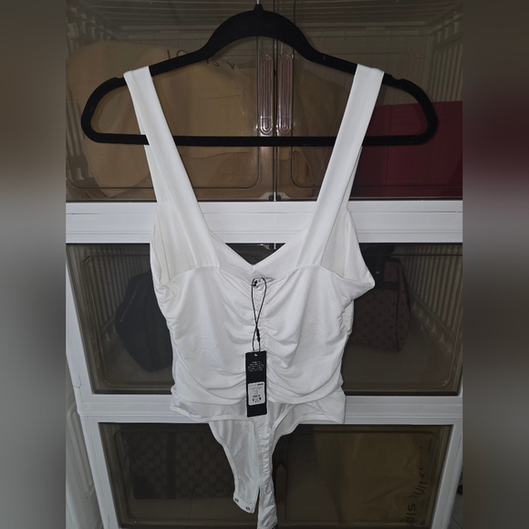 Fashion Nova White Bodysuit - Picture 3 of 4